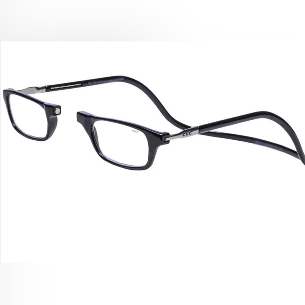 Black Rectangular Eyeglass Frames - Chic Minimalist